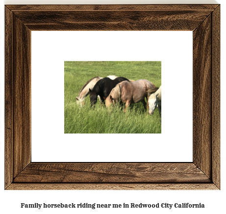 family horseback riding near me in Redwood City, California